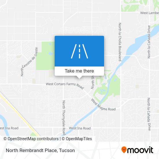 North Rembrandt Place map