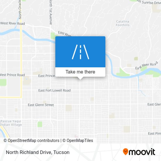 North Richland Drive map