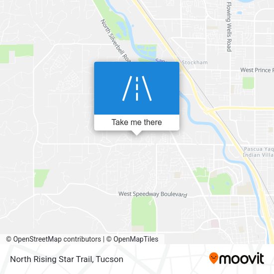 North Rising Star Trail map