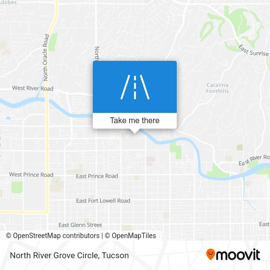 North River Grove Circle map