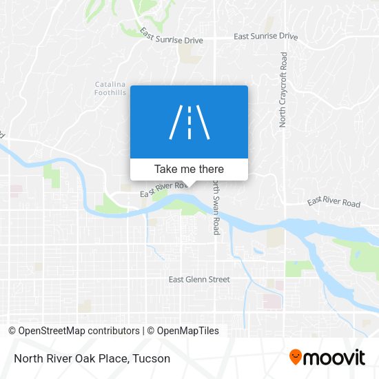 North River Oak Place map