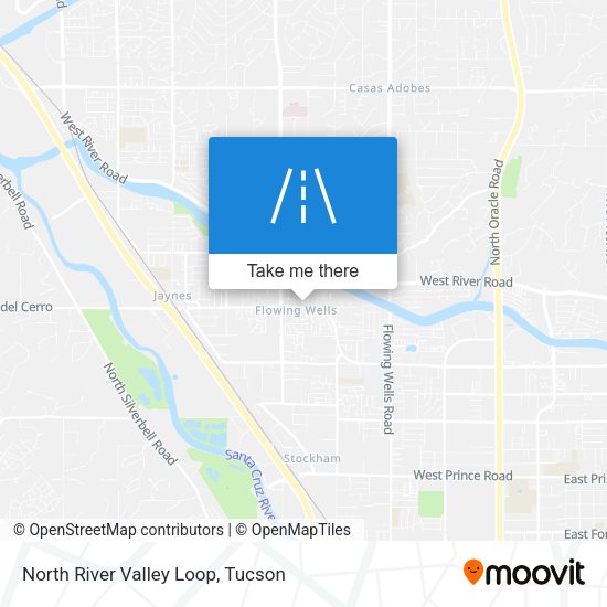 North River Valley Loop map