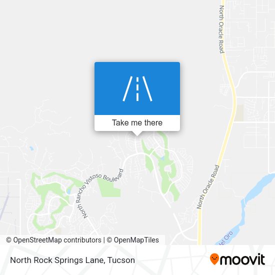 North Rock Springs Lane map