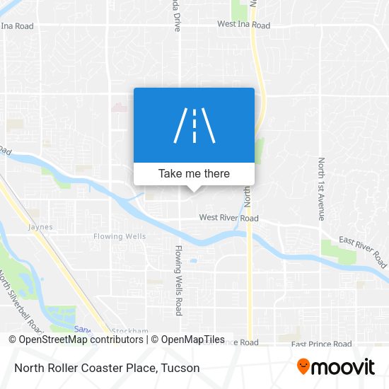 Mapa de North Roller Coaster Place