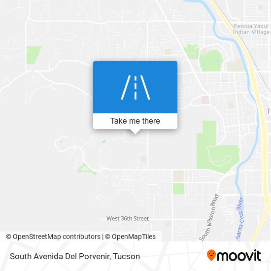 South Avenida Del Porvenir map