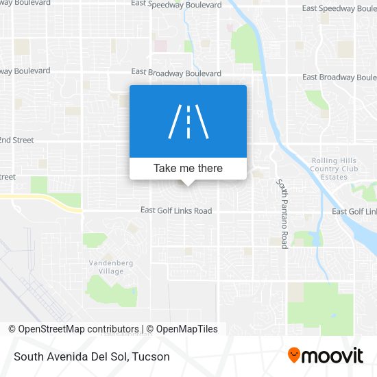 Mapa de South Avenida Del Sol