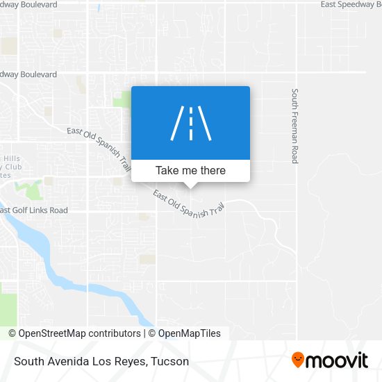 South Avenida Los Reyes map