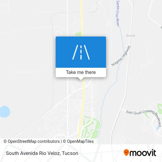 Mapa de South Avenida Rio Veloz