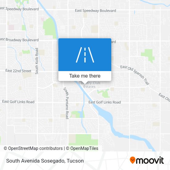 Mapa de South Avenida Sosegado