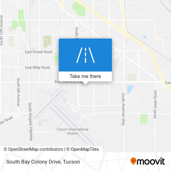 Mapa de South Bay Colony Drive