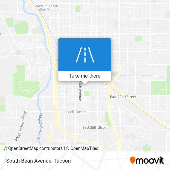 Mapa de South Bean Avenue