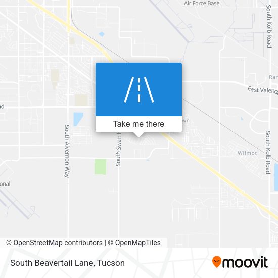 Mapa de South Beavertail Lane