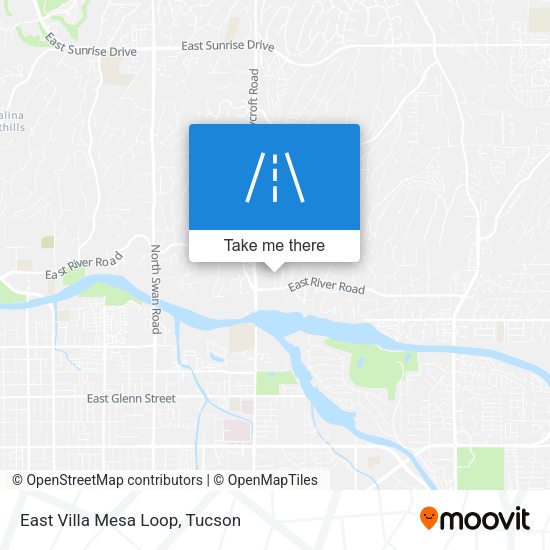 Mapa de East Villa Mesa Loop