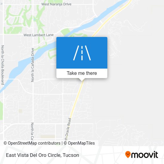 Mapa de East Vista Del Oro Circle