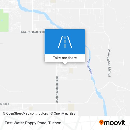 Mapa de East Water Poppy Road
