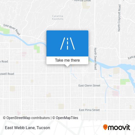 Mapa de East Webb Lane