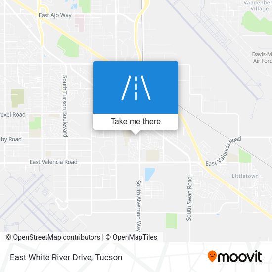 Mapa de East White River Drive