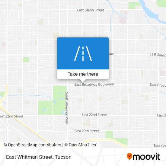 East Whitman Street map
