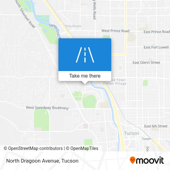 North Dragoon Avenue map