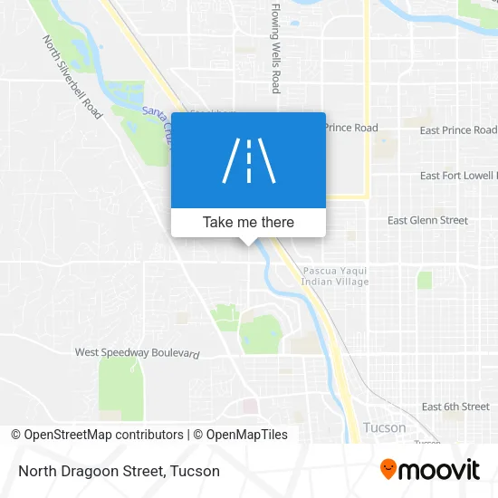 North Dragoon Street map