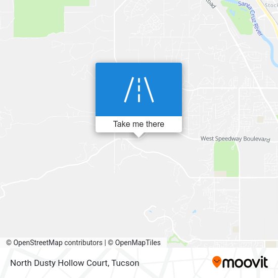 North Dusty Hollow Court map