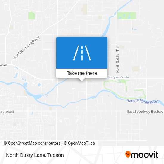 Mapa de North Dusty Lane