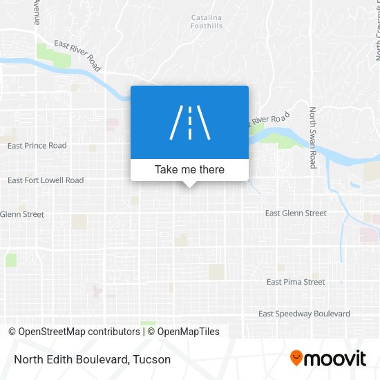 Mapa de North Edith Boulevard