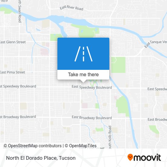 North El Dorado Place map