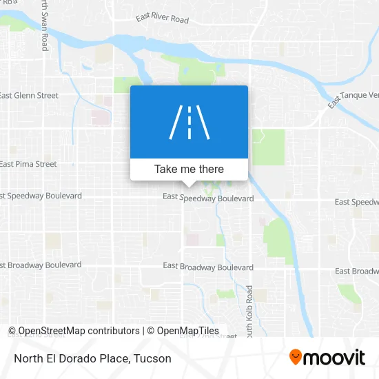 North El Dorado Place map