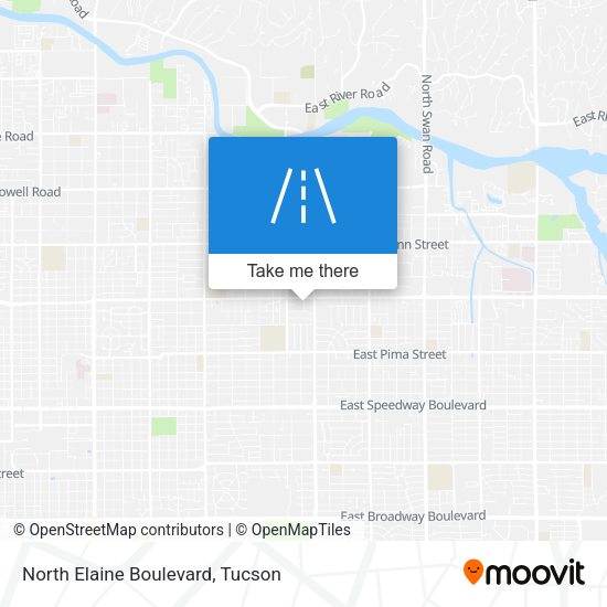 North Elaine Boulevard map