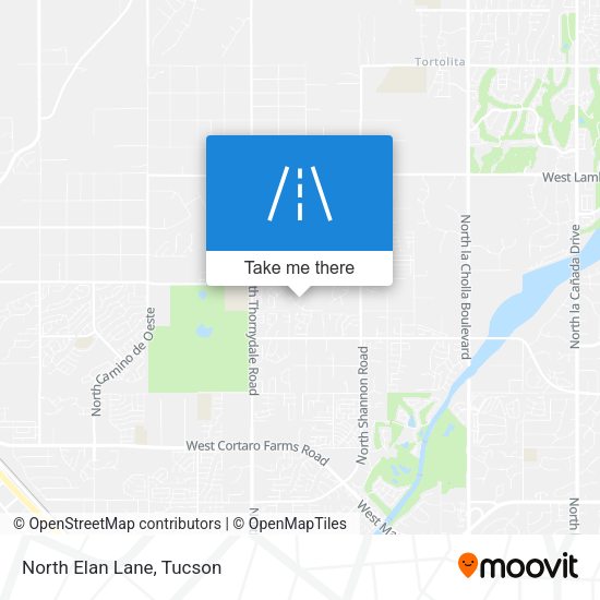 Mapa de North Elan Lane