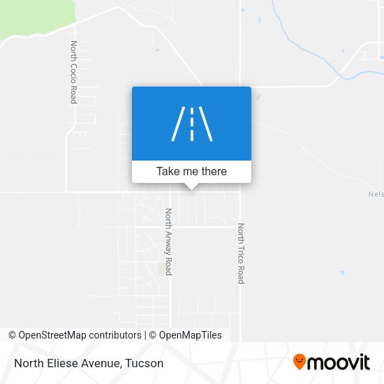 North Eliese Avenue map
