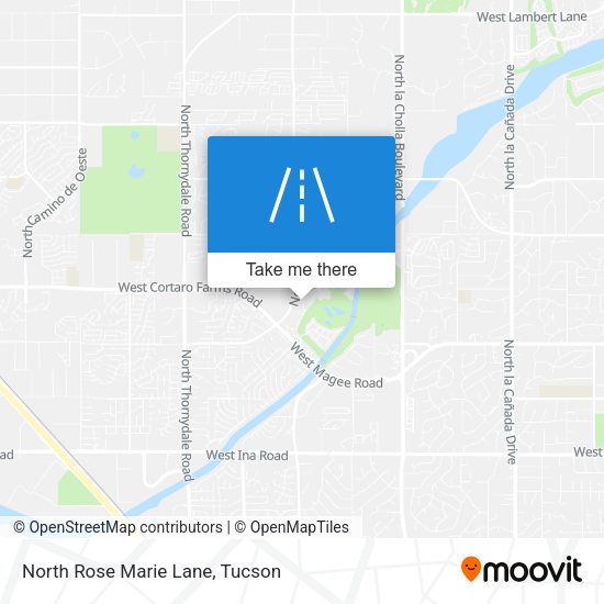 North Rose Marie Lane map