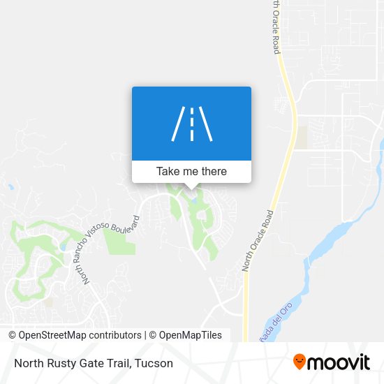 North Rusty Gate Trail map