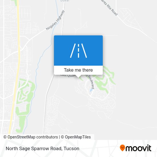 North Sage Sparrow Road map