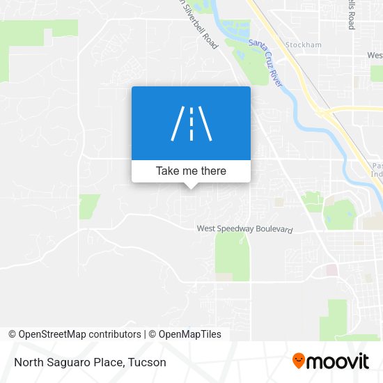 North Saguaro Place map