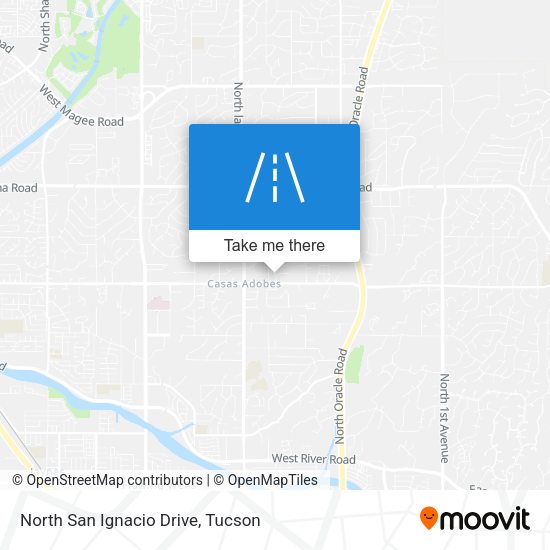 North San Ignacio Drive map