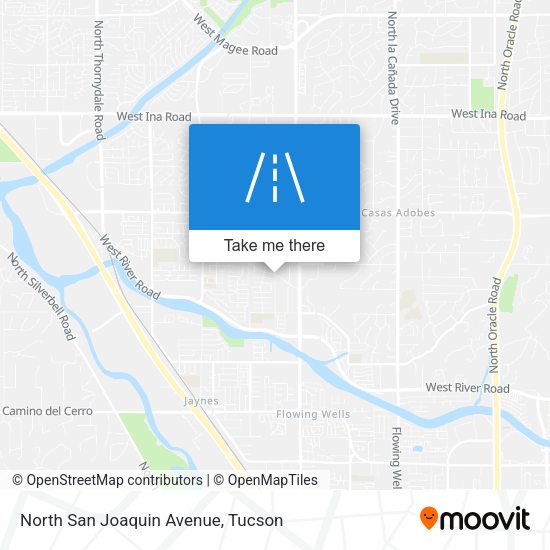 North San Joaquin Avenue map
