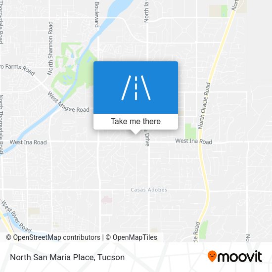 Mapa de North San Maria Place