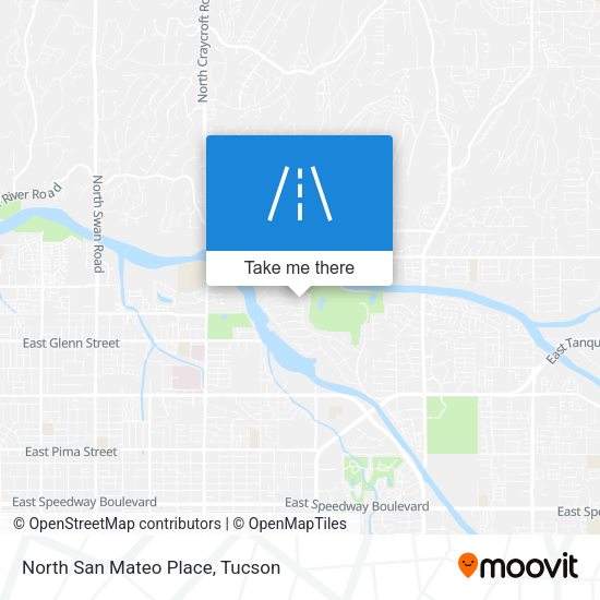 North San Mateo Place map