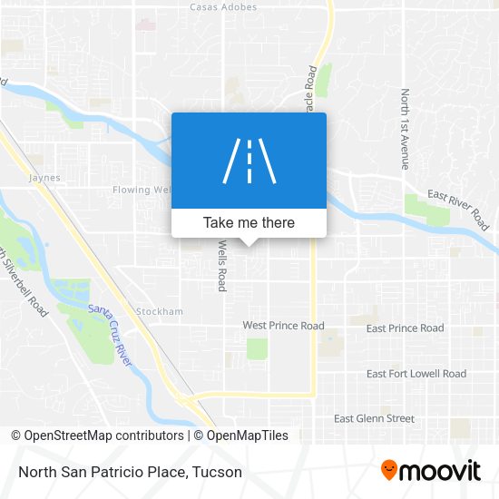 Mapa de North San Patricio Place
