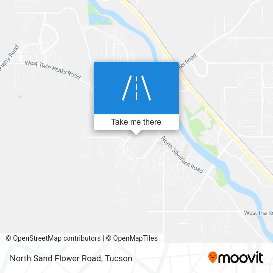 North Sand Flower Road map