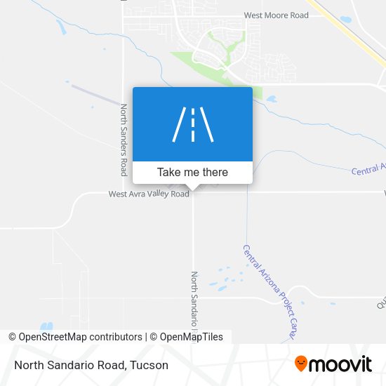 North Sandario Road map