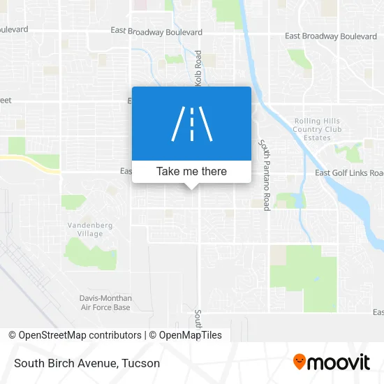 Mapa de South Birch Avenue