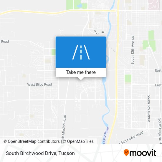 South Birchwood Drive map
