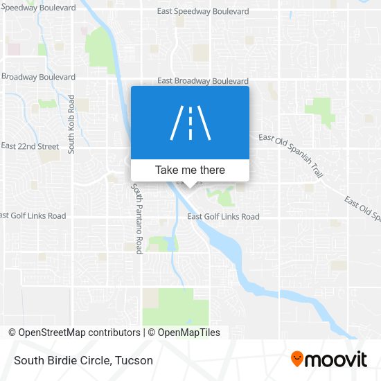 South Birdie Circle map