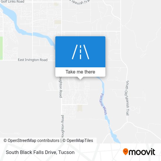 South Black Falls Drive map