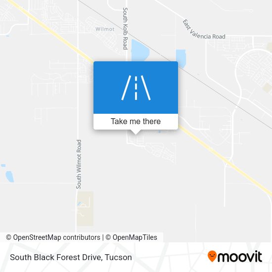 South Black Forest Drive map