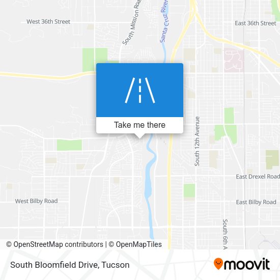 South Bloomfield Drive map