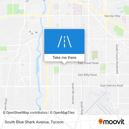 South Blue Shark Avenue map